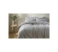 Martex Touch Of Linen Duvet Cover Set (includes 2 Pillowcases 1 For Single) - Super King, Sky Blue