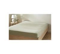Martex Touch Of Linen Fitted Sheet - King, Honeydew