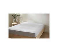 Martex Touch Of Linen Fitted Sheet - Super King, Sky Blue
