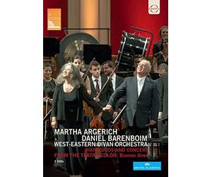 Martha Argerich, Daniel Barenboim, West-Eastern Divan Orchestra - { language_tag:en_GB, value:"At the Teatro Colón Editon [DVD] [2016]" }
