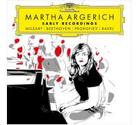 MARTHA ARGERICH - EARLY RECORDINGS 2 CD NEW MOZART/BEETHOVEN/PROKOFIEFF/RAVEL
