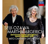 Martha Argerich Mito Chamber Orchestra Seiji Ozawa - Beethoven: Piano Concerto No. 2; Grieg: Holberg Suite