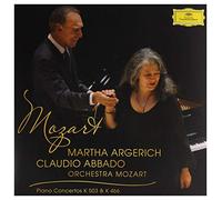 Martha Argerich Orchestra Mozart Claudio Abbado - Mozart: Piano Concerto No.25 In C Major K.503; Piano Concerto No.20 In D Minor K.466 [VINYL]