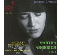 Martha Argerich Vol. 1: Mozart Concerto No. 21 and sonatas. Live performances