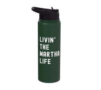 Martha Living The Martha Life Name Stainless Steel Insulated Water Bottle