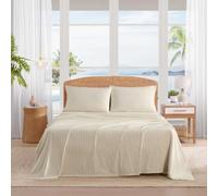 Martha Stewart - Cotton Percale Queen Sheet Set with Pillowcases