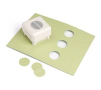 Martha Stewart Crafts Punch All Over the Page Pinking Circle Punch, Multi-Colour