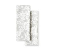 Martha Stewart Dual Purpose Kitchen Towel 2-Pack Set, Floral Vine, 16"x28"