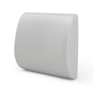 Martha Stewart Foam Lumbar Cushion Pillow, Lower Back Support & Relief, for Desk/Office Chair, Car & Seat - Gaming, Sofa or Plane