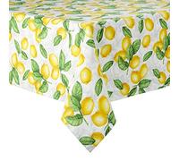 Martha Stewart Lots of Lemons Tablecloth, 60"x84", White/Yellow