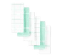 Martha Stewart Modern Waffle Kitchen Towel Set 6-Pack, Aqua Blue, 16"x28"