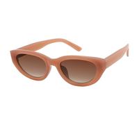Martha Stewart Narrow Oval Cat-Eye Plastic Frame with Smooth Curved Edges and a Sleek Minimal Silhouette