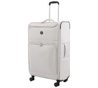 Martha Stewart Softside Luggage | Lightweight Expandable Softshell Suitcases with 360° Spinner Wheels, Light Grey, 31", Martha Stewart 31" Softside Luggage