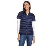 Martha Stewart Women's Puffer Vest Lightweight Casual Sleeveless Vest Jacket Quilted Outerwear with Pockets, navy, M