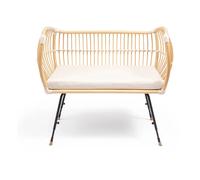 Martha Wicker Co-Sleeping Bassinet - Cotton Rope Natural 80x50