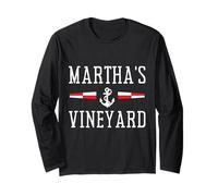 Martha's Vineyard Anchor Flags Classic Martha's Vineyard Long Sleeve T-Shirt