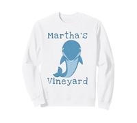 Martha's Vineyard Beach Coastal Nautical Dolphin Cape Cod Sweatshirt