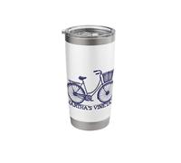 Martha's Vineyard Cape Cod Bicycle Summer Vacation Mass Stainless Steel Insulated Tumbler