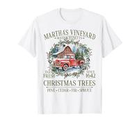 Martha's Vineyard MA Farm Fresh Christmas Trees Green T-Shirt