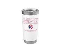 Martha's Vineyard Massachusetts (MA) Stainless Steel Insulated Tumbler