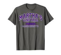 Martha's Vineyard Massachusetts Vintage Sports Purple T-Shirt