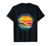 Martha's Vineyard Retro 1980s Style Massachusetts Beach T-Shirt