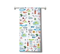 Martha's Vineyard Towel Martha's Vineyard Dish Towels Martha's Vineyard Gifts Massachusetts MA Gifts (MV uk)