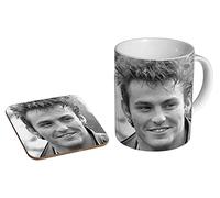 Marti Pellow BW Ceramic Tea - Coffee Mug + Coaster Gift Set …