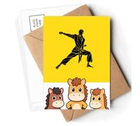 Martial Antiquity Strangling Physique Postcards Envelopes Cards Mailing Year Horse