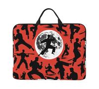 Martial-Artists 14-Inch Laptop Case, Portable Laptop Computer Sleeve With Zipper Closure