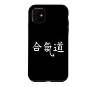 Martial Arts Aikido Kanji Writing Chinese Characters Case for iPhone 11