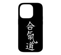 Martial Arts Aikido Kanji Writing Chinese Characters Case for iPhone 14 Pro