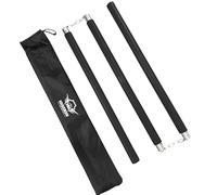 Martial Arts Armory Foam Padded Three Section Staff for Safe Practice Training (Black)