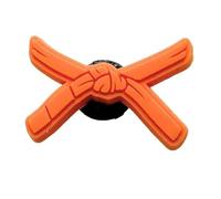 Martial Arts belt color shoe charms - Choose from 9 Belt colors - Karate, Polyvinyl Chloride, No Gemstone