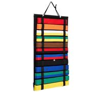 Martial Arts Belt Display Holder Felt Wall Organizer Rack for Karate Judo Wrestling Belts Space Saving Displays for Learners Bedroom Den Living Room Cabinet Walls, 24.61x13.58 inches