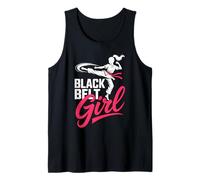 Martial Arts Black Belt Girl Karate Taekwondo Tank Top