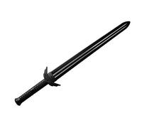 Martial Arts Black Polypropylene Plastic European Sparring Medieval Training Sword - V2