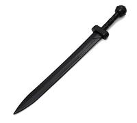 Martial Arts Black Polypropylene Plastic Roman "Gladius" Training sword