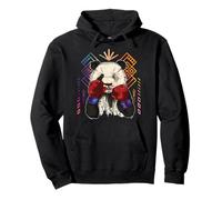 Martial Arts Boxing Panda Bear Animal Lover Pastel Goth Pullover Hoodie