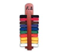 Martial Arts Budo Kanji 10 belt Display Stand