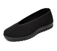 Martial Arts Canvas Footwear,Kung Fu Martial Arts Shoes,Chinese Taichi Shoes,Chinese Lightweight Cloth Shoe,Old Beijing Shoe,Breathable,for Morning Exercises Black