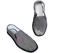 Martial Arts Canvas Footwear Kung Fu Martial Arts Taichi Shoe,Taichi Shoe,Chinese Traditional Canvas Shoes,Lightweight Cloth Shoes,Breathable,for Daily Training Morning Exercises A Black