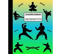 Martial Arts Composition Notebook: Boys I Wide Ruled I 110 Pgs I Primary School Book I Karate