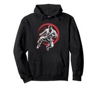 Martial Arts Dad American Flag Patriotic Proud Father USA Pullover Hoodie