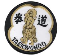 Martial Arts Embroidered Patches Badges for Uniforms, Accesories Badge - Taekwondo Warrior Patch