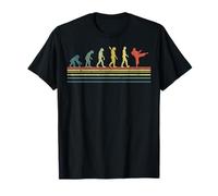 Martial Arts Evolution Karate TKD Fighter Retro Kick Humor T-Shirt
