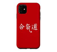 Martial Arts Fighting Aikido Kanji Signs Characters Writing Case for iPhone 11