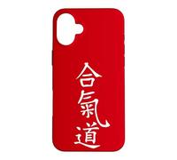 Martial Arts Fighting Aikido Kanji Symbol Characters Case for iPhone 16 Plus