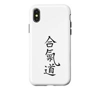 Martial Arts Fighting Aikido Sign Symbol Characters Writing Case for iPhone X/XS