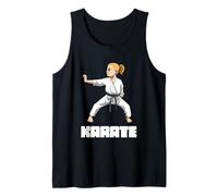 Martial Arts Karate Girl Fighter Karteka Tank Top